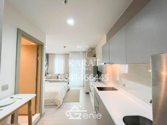 Life Asoke-Rama 9 for rent 28 sqm Fl. 35 Beautiful decor the best of project 13,000  THB fully furnished View K.Bee 064146-6445 (R5708)