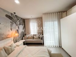 Life Asoke-Rama 9 for rent 28 sqm Fl. 35 Beautiful decor the best of project 13,000  THB fully furnished View K.Bee 064146-6445 (R5708)