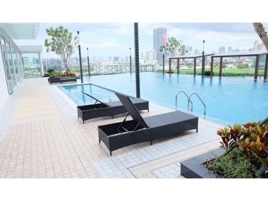 Owner - For rent TC Green Rama 9 Corner unit Floor 22 north view
