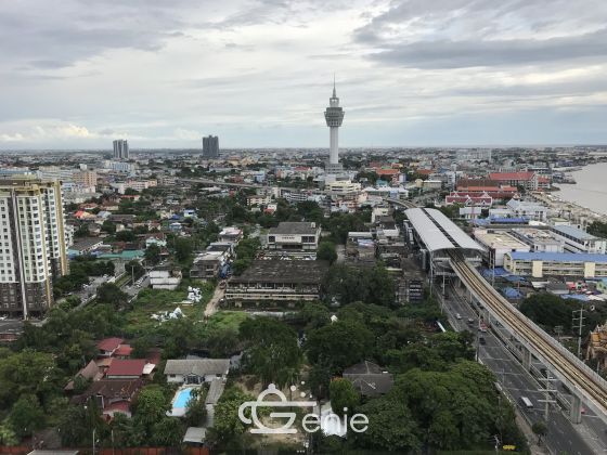 คอนโด 1 ห้องนอนขนาด 31.32 ตรม. วิวแม่น้ำเมืองปากน้ำ สมุทรปราการ