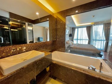 ให้เช่า The Address Sukhumvit 61 1 ห้องนอน 47ตรม. ใกล้ BTS เอกมัย เพียง 30,000บาท/เดือน เฟอร์นิเจอร์ครบพร้อมเข้าอยู่