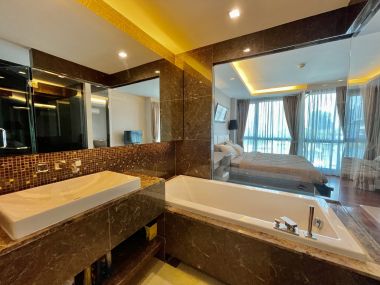 ให้เช่า The Address Sukhumvit 61 1 ห้องนอน 47ตรม. ใกล้ BTS เอกมัย เพียง 30,000บาท/เดือน เฟอร์นิเจอร์ครบพร้อมเข้าอยู่