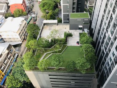 ห้อง ใกล้สวน บรรยากาศเงียบสงบร่มรื่น วิวเมืองสิ่งอำนวยความสะดวกครบครัน ร้านค้าร้านอาหารอื่นๆบริเวณใกล้เคียงโดยรอบโครงการ บีทีเอสพระโขนง 5-10 นาที