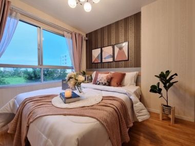 For Sale!! at LPN Ville Sukhumvit 76 33.25Sq.m. 1 Bedroom 1 Bathroom 2,290,000 THB Transfer 50/50 Fully furnished