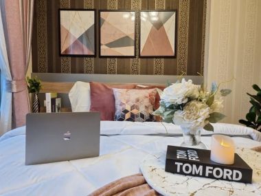 For Sale!! at LPN Ville Sukhumvit 76 33.25Sq.m. 1 Bedroom 1 Bathroom 2,290,000 THB Transfer 50/50 Fully furnished