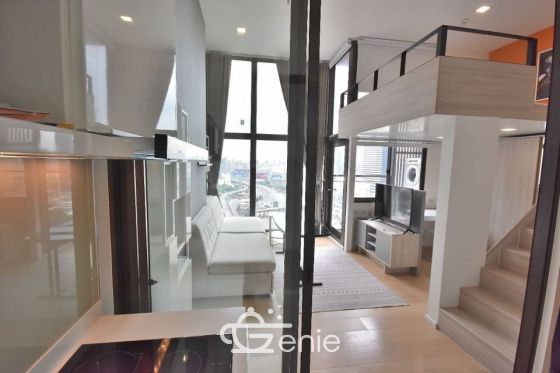 For rent at Chewathai Residence Asoke 1 Bedroom Duplex 1 Bathroom 20,000THB/month Fully furnished