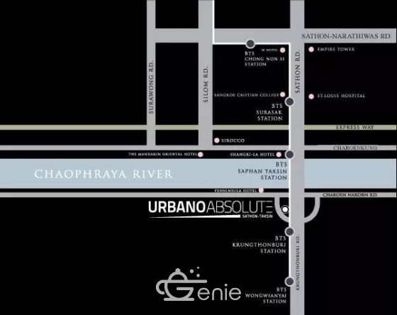 ปล่อยเช่า! Urbano Absolute Sathon – Taksin เพียง 55,000บาท/เดือน 3 ห้องนอน 3 ห้องน้ำ 120 ตรม. ชั้น 36 เฟอร์นิเจอร์ครบพร้อมเข้าอยู่