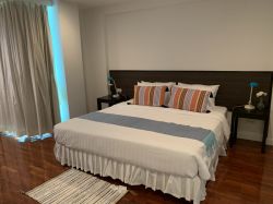 Spacious 3 bedroom apartment near BTS Surasak, Pets Freindly