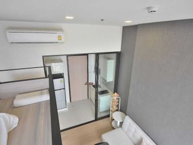 For rent Chewathai residence asoke 1bed Duplex 1bath on 19fl 34 SQM Priec 18,000