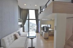 For rent Chewathai residence asoke 1bed Duplex 1bath on 19fl 34 SQM Priec 18,000 