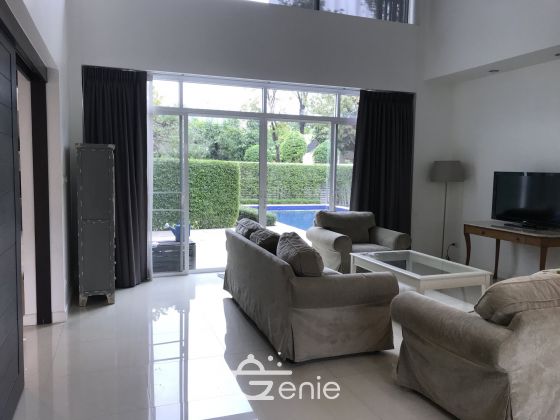 Pool villa 4bed 5bath in Ramkhamhaeng 10 mins from Thonglor-Ekkamai For Sale