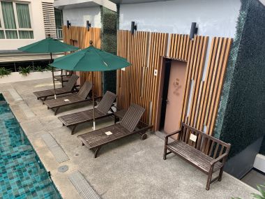 Condo for rent at Voque Sukhumvit 16  1 Bedroom 1 Bathroom 2nd Floor 18,000THB/month Fully furnished