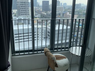 For rent at Ideo Mobi Sukhumvit 81 Type 2 Bedroom 1 Bathroom size 43 sqm. 19,000THB/month Fully furnished