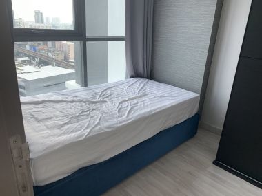 For rent at Ideo Mobi Sukhumvit 81 Type 2 Bedroom 1 Bathroom size 43 sqm. 19,000THB/month Fully furnished