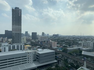 For rent at Ideo Mobi Sukhumvit 81 Type 2 Bedroom 1 Bathroom size 43 sqm. 19,000THB/month Fully furnished