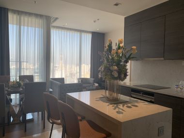 For rent at The ESSE Asoke 2 Bedroom 2 Bathroom 72,000THB/month Fully furnished