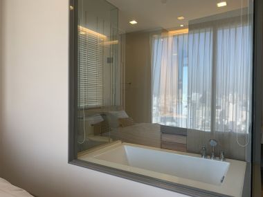 For rent at The ESSE Asoke 2 Bedroom 2 Bathroom 72,000THB/month Fully furnished
