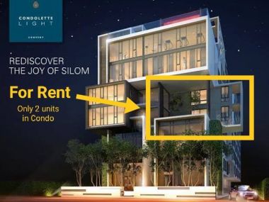 FOR RENT!! Condolette Light Convent condo 42.44 sq.m 5FL Fully furnish