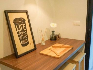 For rent at Zenith Place Sukhumvit 42  Size 28.5 sqm. 1 Bedroom 1 Bathroom Floor 2nd 12,000THB/month Fully furnished