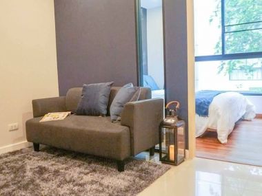 For rent at Zenith Place Sukhumvit 42  Size 28.5 sqm. 1 Bedroom 1 Bathroom Floor 2nd 12,000THB/month Fully furnished