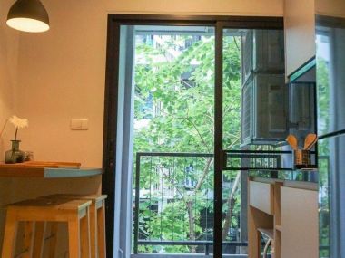 For rent at Zenith Place Sukhumvit 42  Size 28.5 sqm. 1 Bedroom 1 Bathroom Floor 2nd 12,000THB/month Fully furnished