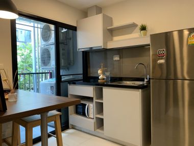 For rent at Zenith Place Sukhumvit 42  Size 28.5 sqm. 1 Bedroom 1 Bathroom Floor 2nd 12,000THB/month Fully furnished