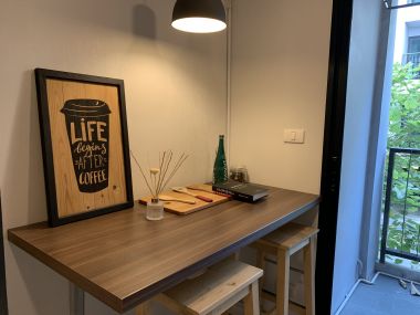 For rent at Zenith Place Sukhumvit 42  Size 28.5 sqm. 1 Bedroom 1 Bathroom Floor 2nd 12,000THB/month Fully furnished