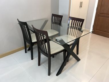 For rent at Supalai Premier Place Asoke size 58 sqm. 1 Bedroom 1 Bathroom 16,000 THB/month Fully furnished