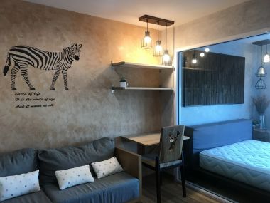 For rent at Regent Orchid Sukhumvit 101 type Studio size 28 sqm. 11,000THB/month Fully furnished