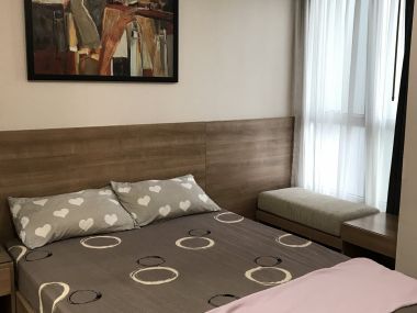 For rent!!! at Rhythm Sukhumvit 50 1 Bedroom 1 Bathroom 18, 000/month Fully furnished (can negotiate )