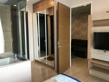 Special price!!! for rent at Rhythm Sukhumvit 50 1 Bedroom 1 Bathroom 28, 000/month Fully furnished (can negotiate )