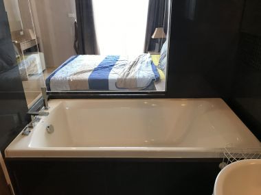 Special price!!! for rent at Rhythm Sukhumvit 50 1 Bedroom 1 Bathroom 28, 000/month Fully furnished (can negotiate )