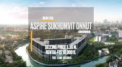 Aspire On Sukhumvit-Nut is fully furnished 30 SQM.