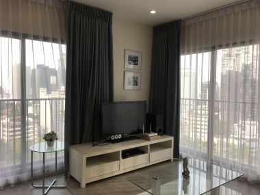 ** Super Deal! ** For rant at Noble Remix 1 Bedroom 1 Bathroom 63 sqm. corner view 37,000THB/month Fully furnished