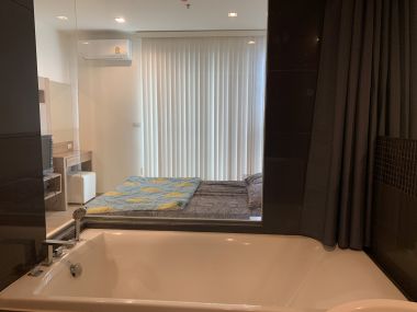 For rent! !! at Rhythm Sukhumvit 50 1 Bedroom 1 Bathroom 30, 000/month Fully furnished (can negotiate )