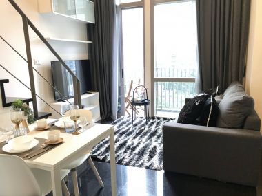For rent at ASHTON MORPH 38 Type Duplex 1 Bedroom 35,000THB/month Fully furnished PROP000184