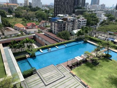 2 Bed 2 Bath with pool view at Siri at Sukhumvit in Thonglor for Sale with Tenant