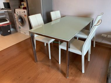 ให้เช่า! Belle Grand Rama9 1ห้องนอน 47ตรม. ใกล้ MRTพระราม9 เพียง 20,000บาท/เดือน เฟอร์นิเจอร์ครบพร้อมเข้าอยู่