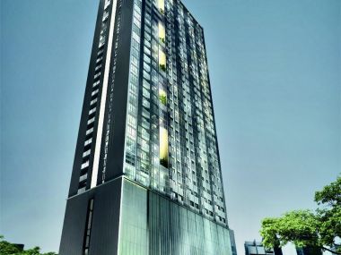 Condo A Space ID Asoke-Ratchada 32.82 sqm., next to MRT Rama 9, new room