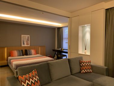 For rent! !! at MODE Sukhumvit 61 1 Bedroom 1 Bathroom 38, 000/month Fully furnished