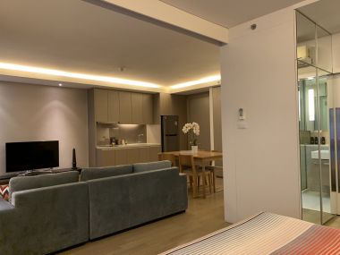 For rent! !! at MODE Sukhumvit 61 1 Bedroom 1 Bathroom 38, 000/month Fully furnished