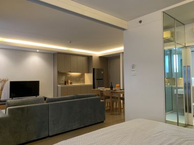 For rent! !! at MODE Sukhumvit 61 1 Bedroom 1 Bathroom 38, 000/month Fully furnished