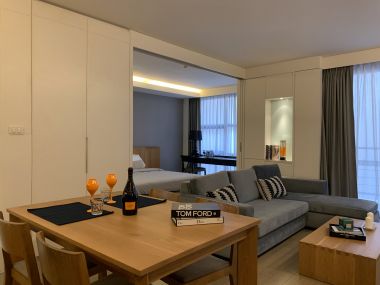 For rent! !! at MODE Sukhumvit 61 1 Bedroom 1 Bathroom 38, 000/month Fully furnished