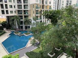 For rent at Belle Grand Rama9 Type 2 Bedroom 2 Bathroom 8th Floor Price 50,000 THB/month Fully furnished