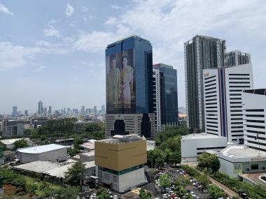 คอนโดให้เช่า! Belle Grand Rama 9 เพียง 25,000บาท/เดือน 1 ห้องนอน 1 ห้องน้ำ 49 ตรม. ชั้น 10 ตึก A1 ใกล้ MRTพระราม9 เฟอร์นิเจอร์ครบพร้อมเข้าอยู
