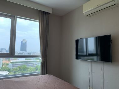 คอนโดให้เช่า! Belle Grand Rama 9 เพียง 25,000บาท/เดือน 1 ห้องนอน 1 ห้องน้ำ 49 ตรม. ชั้น 10 ตึก A1 ใกล้ MRTพระราม9 เฟอร์นิเจอร์ครบพร้อมเข้าอยู