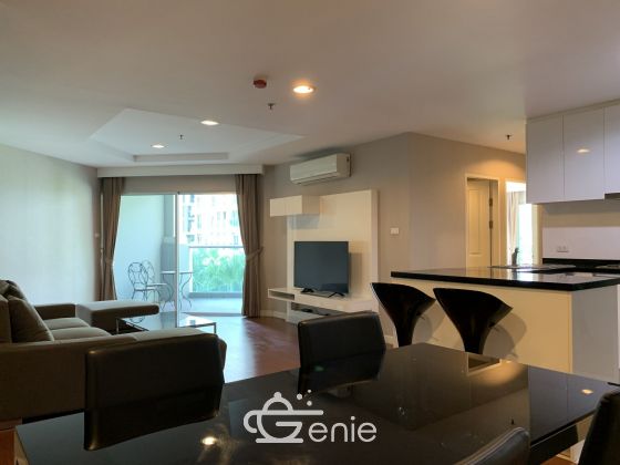 For rent at Belle Grand Rama9 Type 2 Bedroom 1 Bathroom 97 sqm. 7th Floor Price 40,000 THB/month Fully furnished