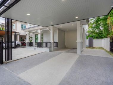 บ้านเดี่ยว ม.ชลลดา วัดลาดปลาดุก ใกล้รถไฟฟ้าสายสีม่วง สถานีคลองบางไผ่