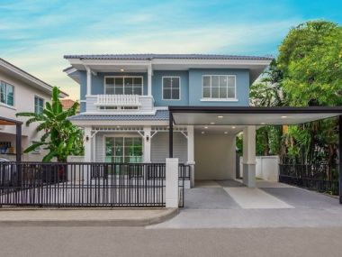 บ้านเดี่ยว ม.ชลลดา วัดลาดปลาดุก ใกล้รถไฟฟ้าสายสีม่วง สถานีคลองบางไผ่