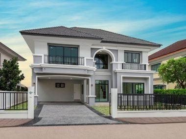 (**Sold out**) บ้านเดี่ยว ม.มัณฑนา วัดพระเงิน ใกล้เซ็นทรัลเวสต์เกต รถไฟฟ้าสายสีม่วง สถานีตลาดบางใหญ่ และ ทางด่วนศรีรัช